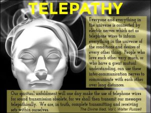 Two People In Telepathic Communication