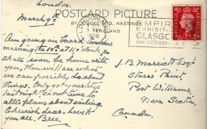 Unsealed letter