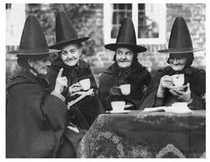 Witches Having Afternoon Tea